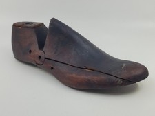 Antique Shoe Cobblers Wooden Wood Shoe Mold Size 10E Primative Farmhouse Estate