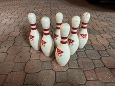 USED Qubica AMF Bowling Pins USBC Approved Plastic Coated Made In The USA Lot 6