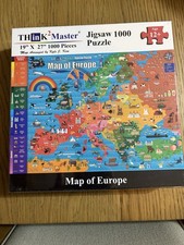 Map of Europe 1000 Piece Puzzle New Sealed Jigsaw Puzzle