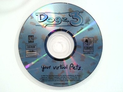 Dogz 3 PC CD-ROM Video Game Virtual Pet Simulation Classic 1998