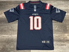 New England Patriots Drake Maye #10 Blue Jersey Adult Sizes M-XXL Brand New