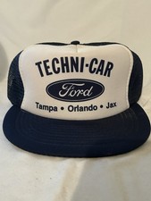 Cappello berretto maglia snapback Ford Techni-Car vintage Tampa Orlando Jax FL Florida