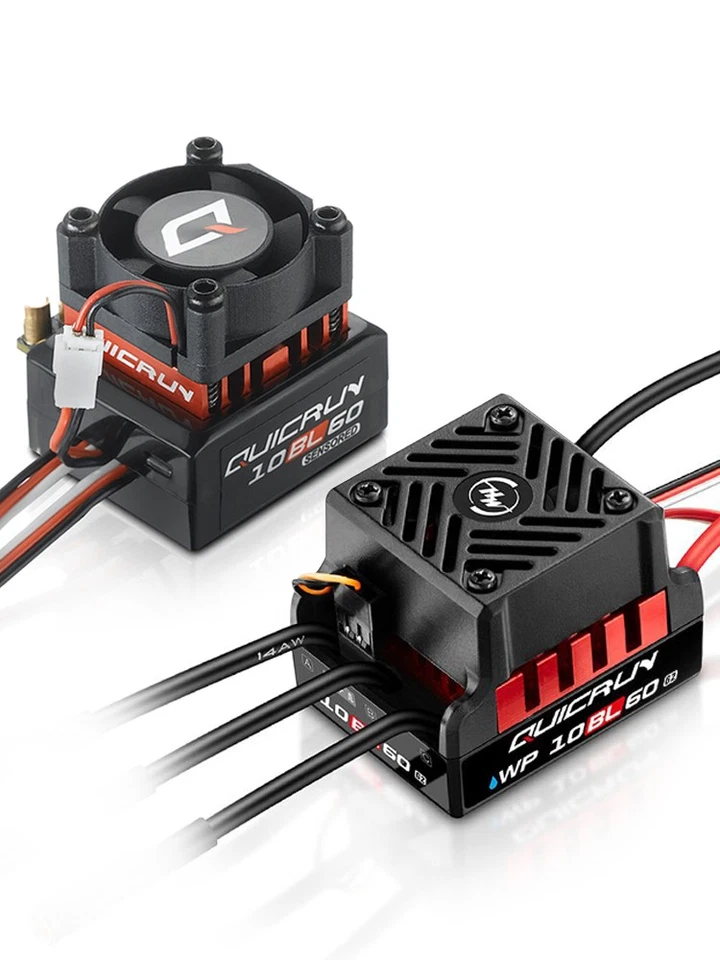 HobbyWing QuicRun 10BL60 Sensored 60A ESC for RC 1/10 Drift Trucks Buggy Cars - Bild 4 von 4