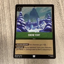 Disney Lorcana Winterspell: Snow Fort 98/204 Cold Foil