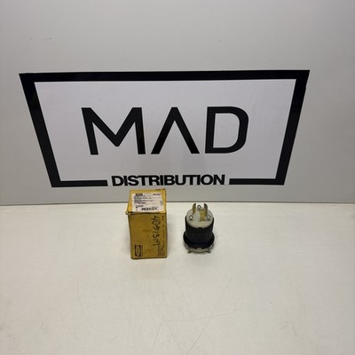 Hubbell HBL2631 30A Twist Turn Locking Plug Male Single Phase NEMA L7-30P 277V