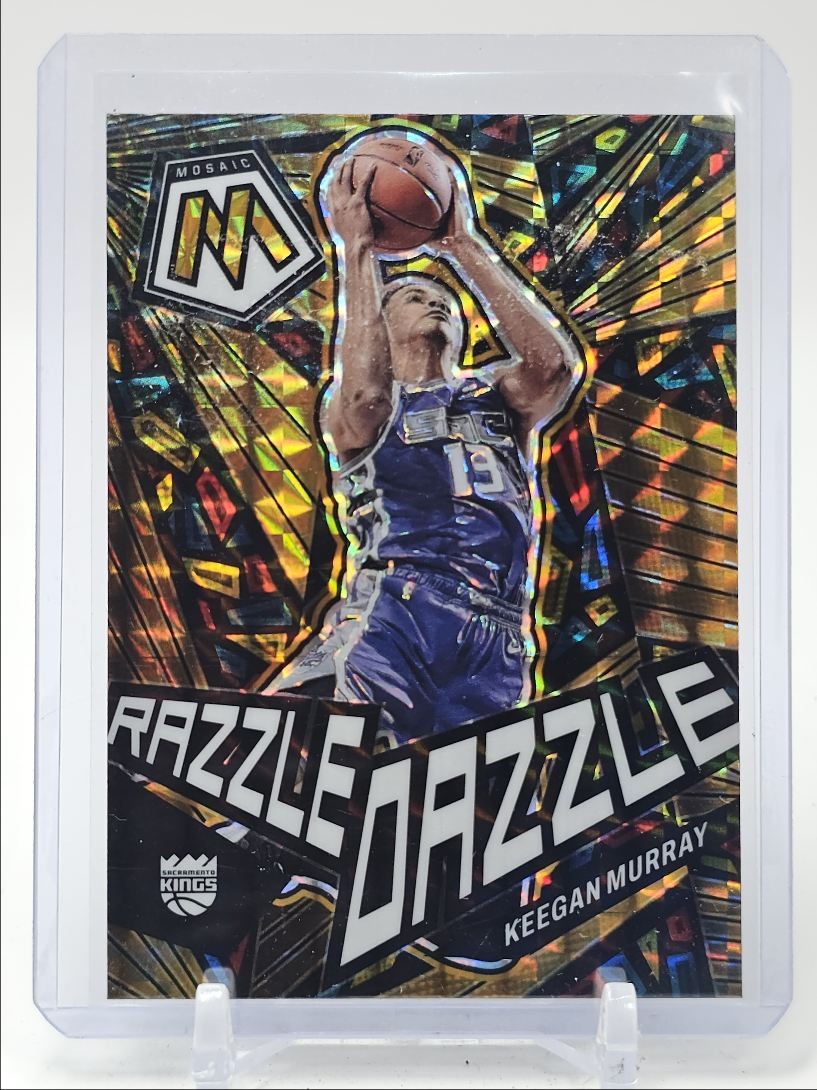 KEEGAN MURRAY 2022-23 MOSAIC RAZZLE DAZZLE BASKETBALL SP KINGS Q1300
