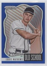 2021 Panini Prizm Old School Blue Prizm Eddie Mathews #OS-4 HOF 1ax