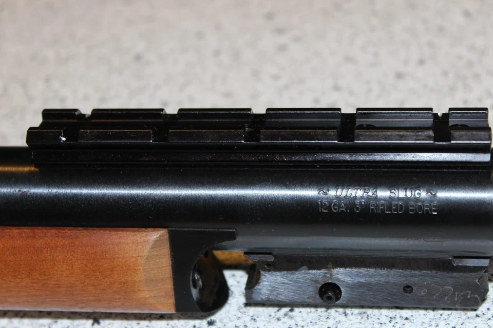 H&R 12 Gauge 3" Ultra Slug Barrel Fully Rifled W Scope Base with forearm - Image 4 of 4