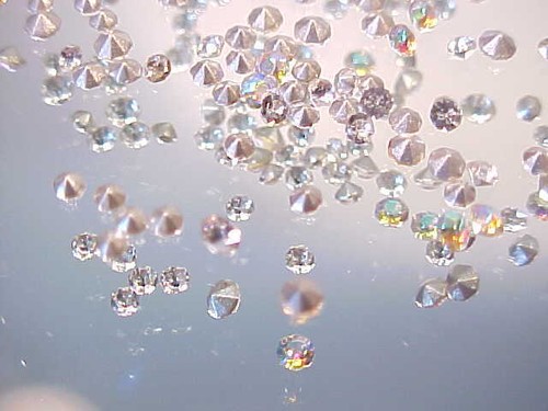 TINY SMALL PRECIOSA CLEAR & AB CRYSTAL CZ RHINESTONES LOT REPAIR JEWELRY DESIGN - Picture 6 of 12