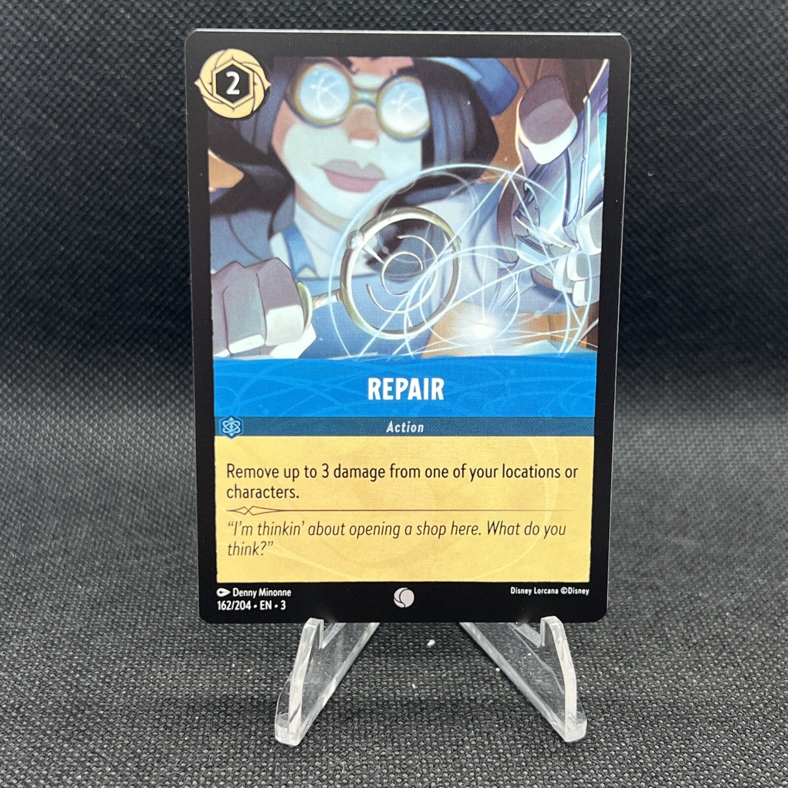 Repair Into the Inklands 162/204 Lorcana TCG Card NM/M Regular