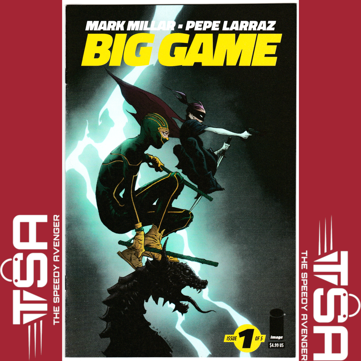 BIG GAME #1 Jae Lee Kick-Ass Hit-Girl Variant 2023 Image Comics