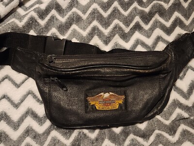 HARLEY DAVIDSON Vintage Leather Fanny/Waist/Hip Pack