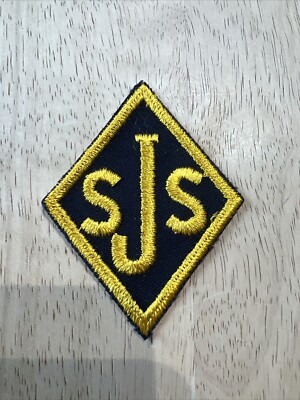 Vintage SJS Saint Joseph school patch