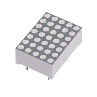 TC07-11SRWA LED Dot Matrix Display Dot:2mm 5x7 17.8x12.7mm Red 640nm CC #BP