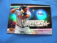 2006 UD Star Attractions Andrew Jones Atlanta Braves #SA-AJ 0.10S&H