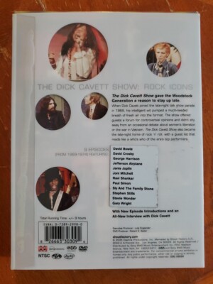 Dick Cavett Show Rock Icons DVD Set David Bowie Janis Joplin