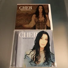 CHER 2 CD 💿 LOT Believe 10 Track Single & Believe Full VG