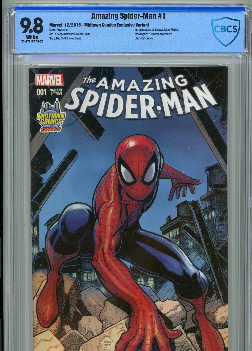 Amazing Spider-Man #1 (2015) | 9.8 NM/MT | 1st Spider-Mobile