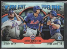 2019 Bowman #TP-NYM Peter Alonso Andres Gimenez Anthony Kay Talent Pipeline