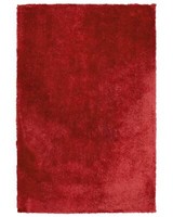 Langhaar Teppich Kuschelig Rot Einfarbig Rechteckig 160 X 230 Cm Shaggy Evren