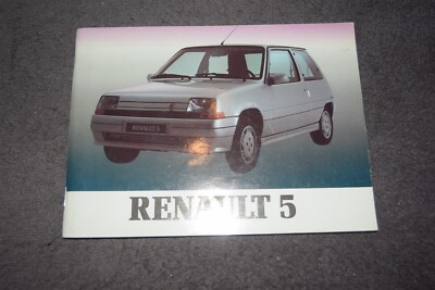 Betriebsanleitung Bedienungsanleitung Renault R5 2.Generation 1989 unbenutzt