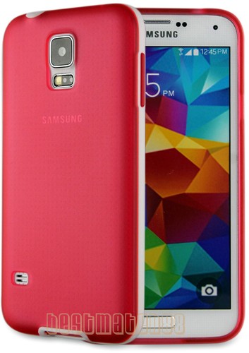 for samsung galaxy S5 colored transparent back case cover w/ bumper - Picture 3 of 12