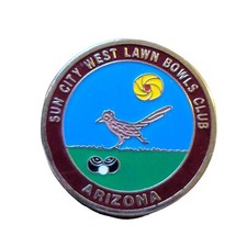Sun City West Lawn Bowls Club Pin - Arizona