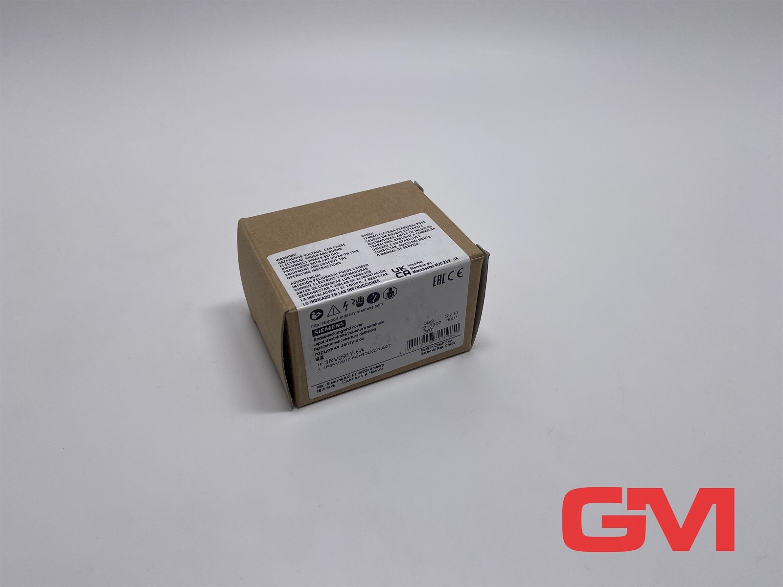 VE 10X Siemens End Cover For 3-Phase Busbar 3RV2917-6A