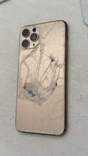 Original Apple iPhone 11 Pro Coque Cadre Vitre Cassée Pour Reconditionné Or