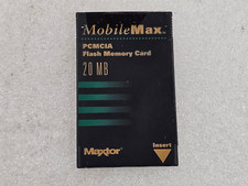 MAXTOR MOBILE MAX 20MB PCMCIA FLASH MEMORY CARD PC CARD