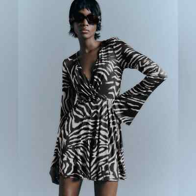 zebra zara dress