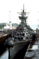 US Navy USN battleship USS NEW JERSEY (BB 62) 12X18 Photograph