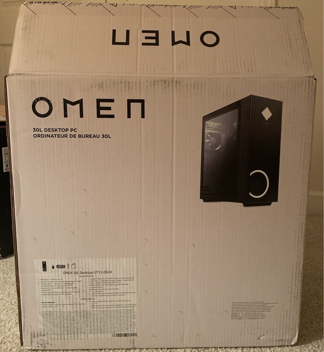 HP OMEN 30L (Ryzen 7 3700x, RTX 2060, 16GB 3200mhz DDR4 RAM HP OMEN 30L (Ryzen 7 3700x, RTX 2060, 16GB 3200mhz DDR4 RAM