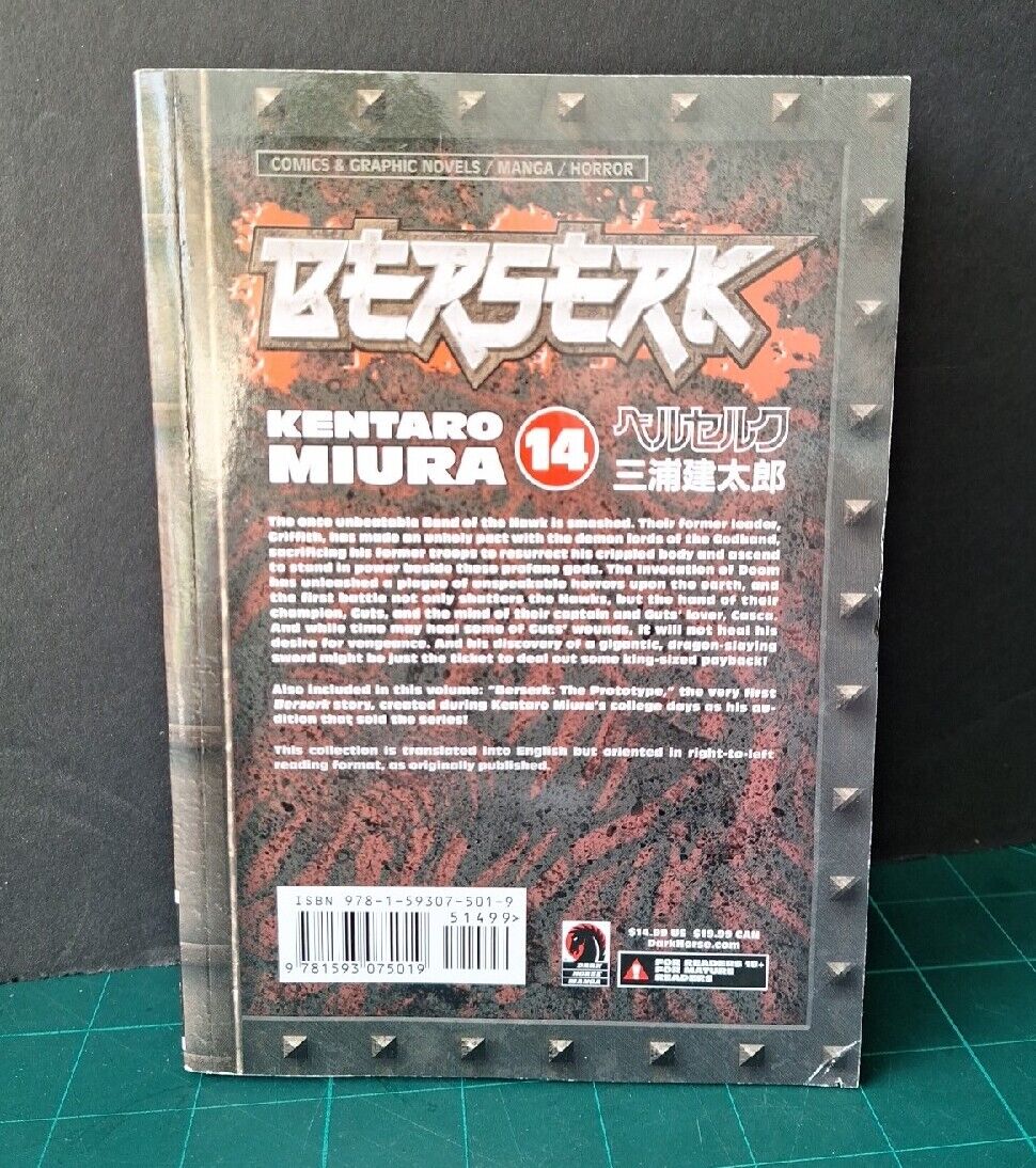 Berserk Volume 14 Kentaro Miura Paperback 1st ED 2006 Dark Berserk Volume 14 Kentaro Miura Paperback 1st ED 2006 Dark