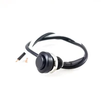 Tesi Switch MICRO Metal Black 8mm Momentary Guitar Kill Switch