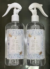 (2-Pk) Pink Sky ~ CLEAN COTTON Scented Multi-Use Natural Oil Fabric LINEN SPRAY