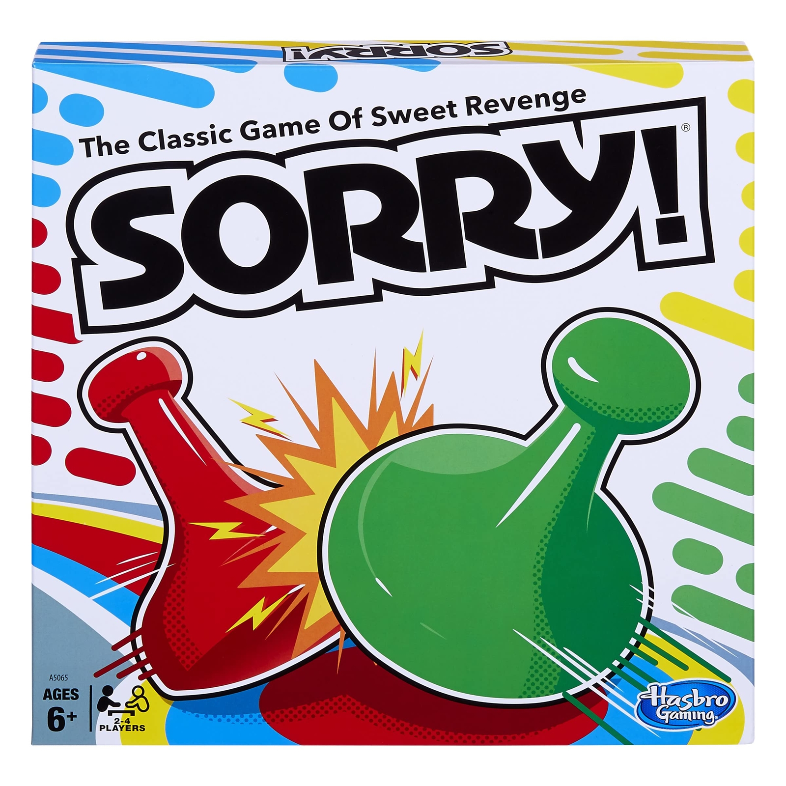 Hasbro Gaming Sorry! Game, Ages 6 And Up, For 2 To 4 Players classic