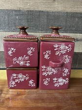 Stacking Canister Set, Temptations By Tara Floral Lace