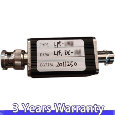 Low Pass Filter LPF Filter With BNC Connector 100K For RF Ham Radio Uses
