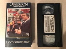 Obsession VHS, 1989 Cliff Robertson, Genevieve Bujold, John Lithgow