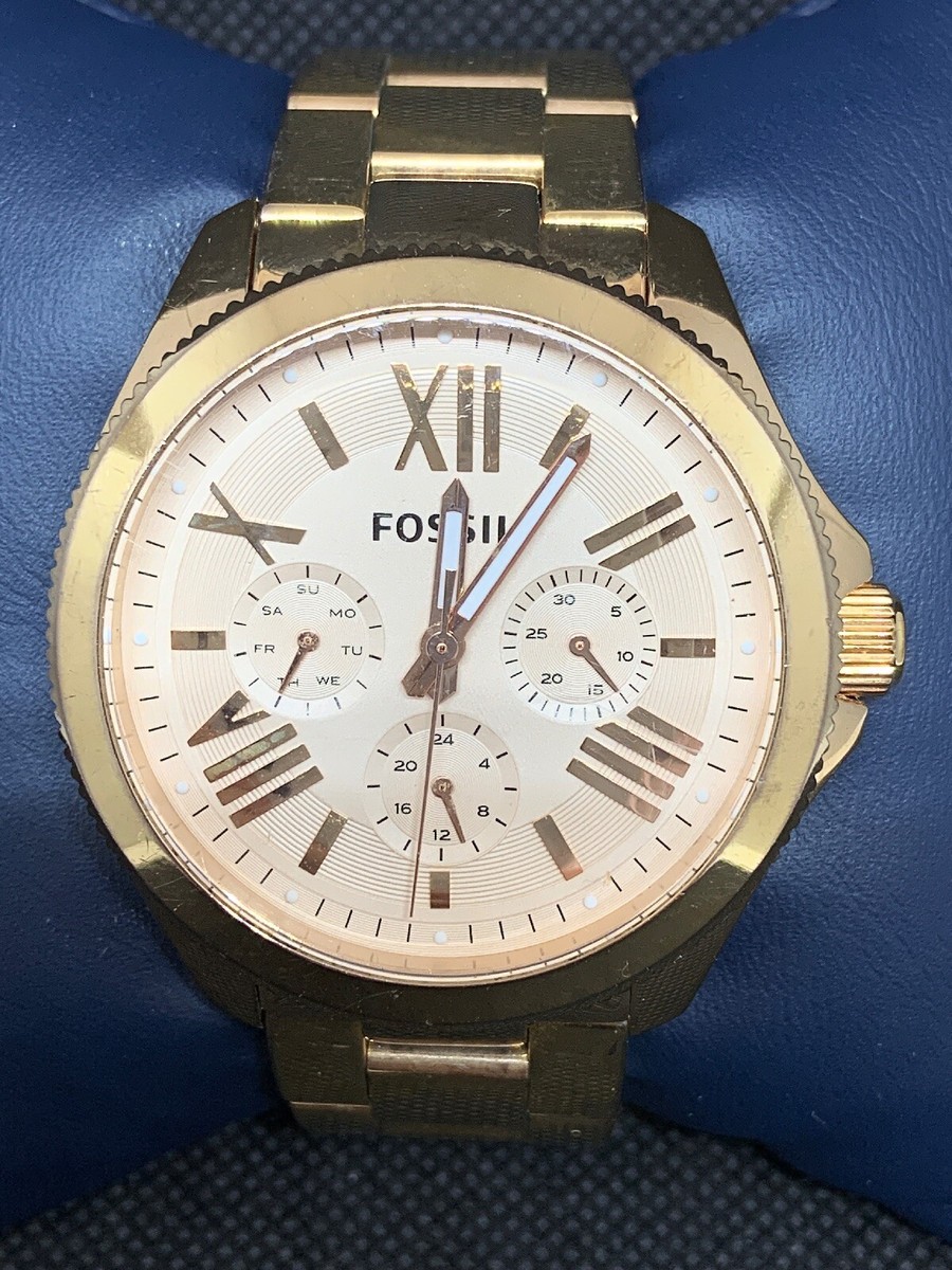 Fossil Gold-Tone Women\'s Bracelet Watch with Roman Numerals Fossil Raquel Quartz Black Dial Ladies Watch ES5434  main image 4