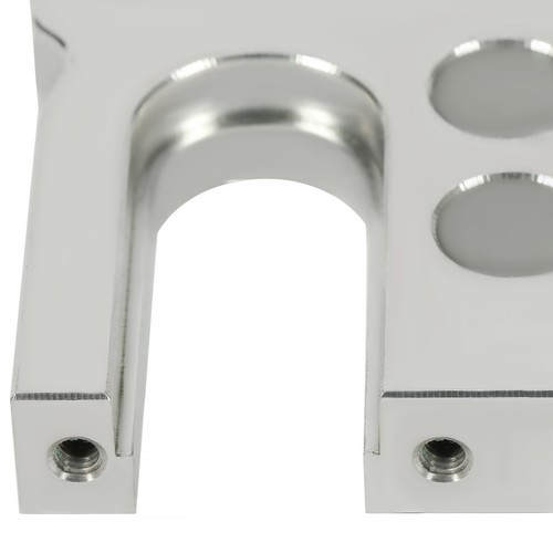 Motor Mount For Large Pinions 1/5 Motor Castle Arrma Limitless Aluminum Silver - Picture 8 of 16
