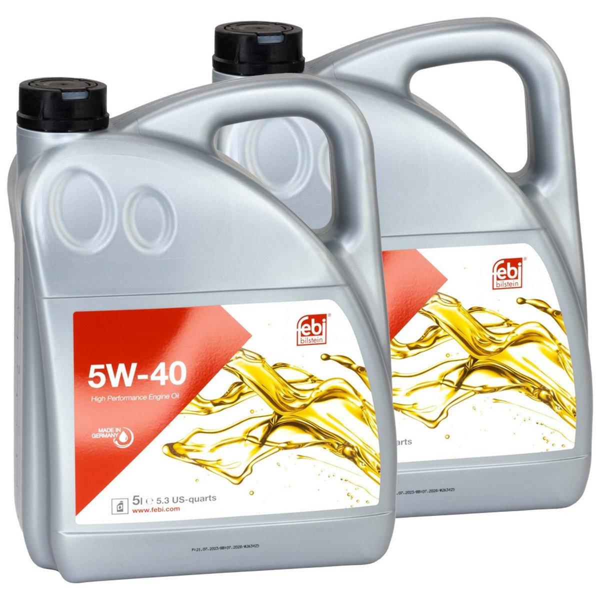 Motoröl Motor Öl Febi 32938 SAE 5W-40 2 X 5 Liter für Alfa Romeo