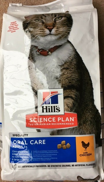 hills science plan oral care cat food