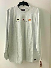 JanSport Vintage Men's Nautical Long-Sleeve T-Shirt MADE IN USA RARE NEW L