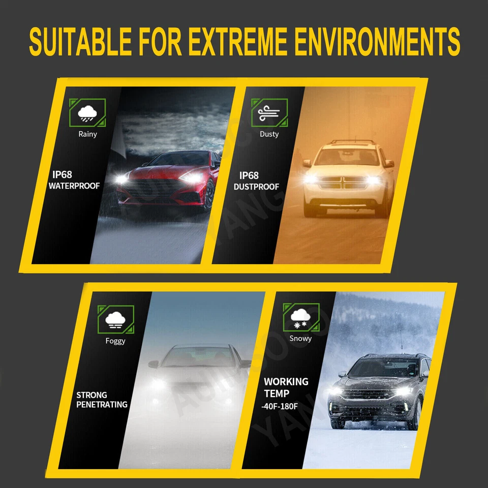 Kit combo de lâmpadas de LED alta baixa para Mazda 3 Sedan 4 portas 2.0L 2010-2018 - Imagem 4 de 4