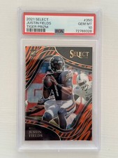 justin fields tiger prizm rc psa 10 pop 5!