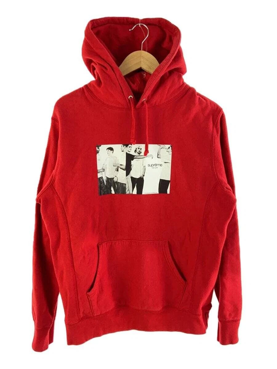 Sweat à capuche Supreme rouge S occasion