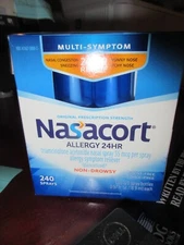 NASACORT ALLERGY 24HR ALLERGY SPRAY 240/SPRAYS EXP: 2027 dates
