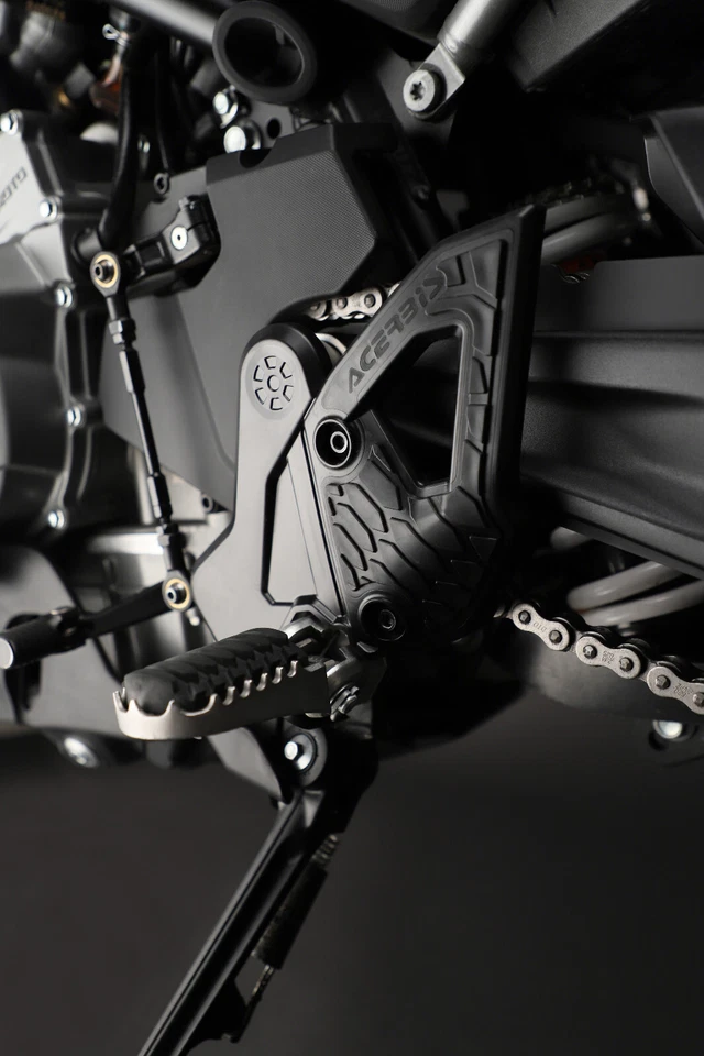 Protezioni Telaio Acerbis X grip Cf moto 450 Mt nero grigio - Immagine 2 di 3